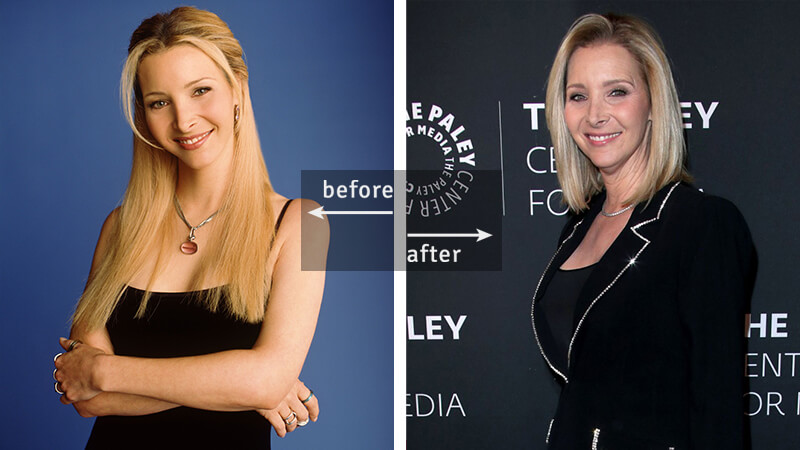 Lisa Kudrow Then and Now