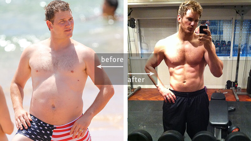 Chris Pratt Weight Loss - Before & After