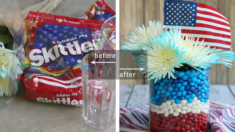 DIY Patriotic Centerpiece for 4th of July