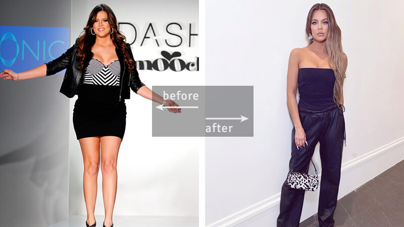 Khloe Kardashian Weight Loss - Before & After