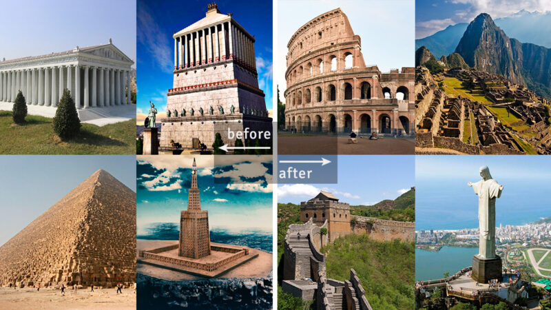 Seven Wonders of the World - New & Old